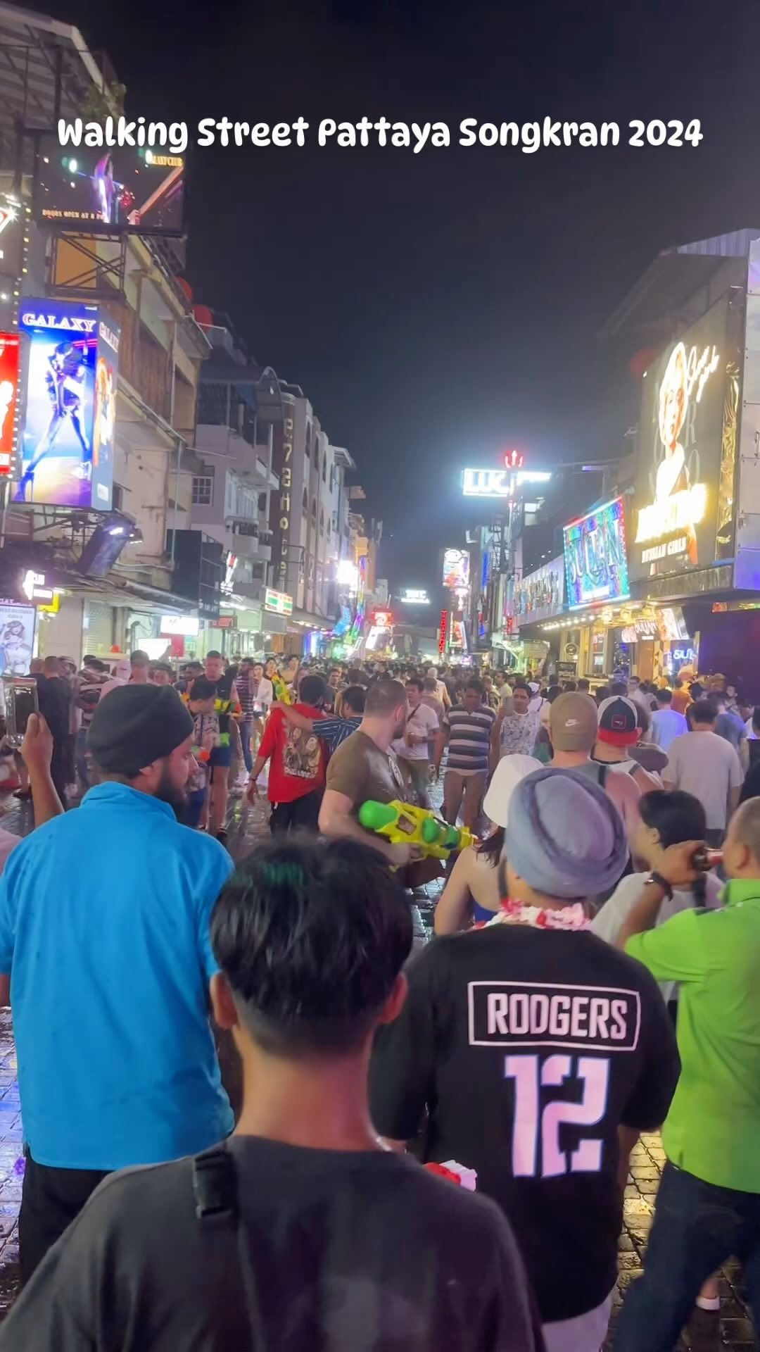 Walking Street Pattaya Sonoran Festival 2024! 🎉 
Main water fights are on the beach road, second street, and soi 6.  You will get soaked, warm water, cold water, and dirty water. 💦 
#SongkranNights #PattayaVibes #WalkingStreetLife