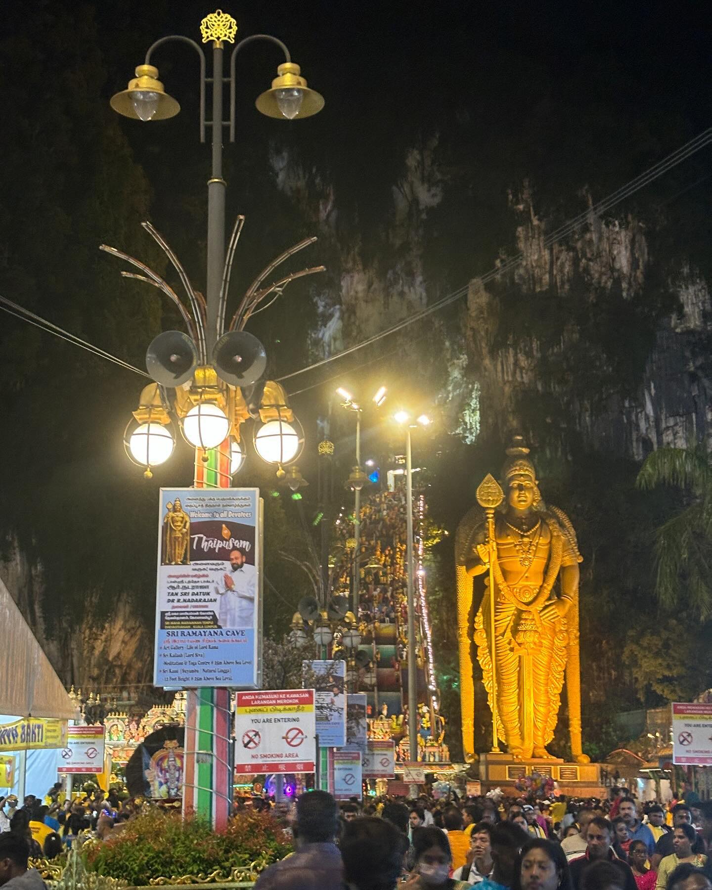 More than a festival, Thaipusam is a testament to the human spirit. Witnessing thousands united in faith, pushing past limits, and painting the Batu Caves with unwavering devotion. This is Malaysia, this is Thaipusam! #ThaipusamStrength #MalaysiaBoleh #BatuCavesWonder #DiversityCelebrated #SoulfulJourney