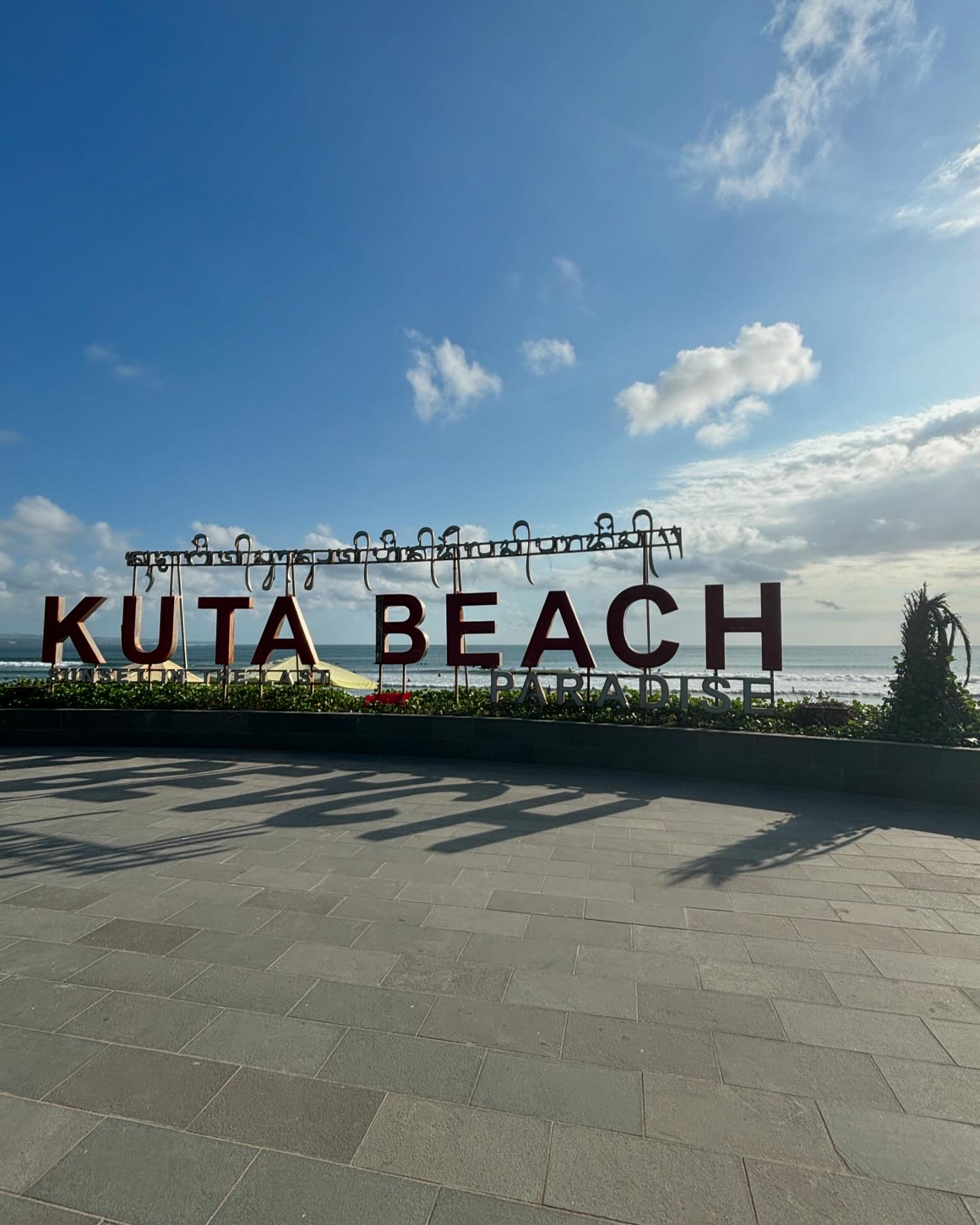Kuta Beach in Bali! ☀️ Golden sands stretch out forever, and the waves are crashing in rhythm. Red flags today, but some surfers are out there catching some waves. Beach looks clean, sand is good and water looks good. 

#KutaBeachLife #BaliMagic #BeachDay #kuta #bali