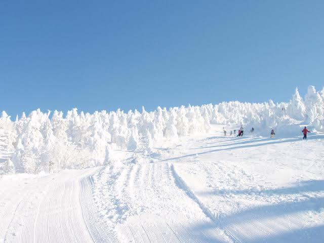 Top skiing mountain in japan