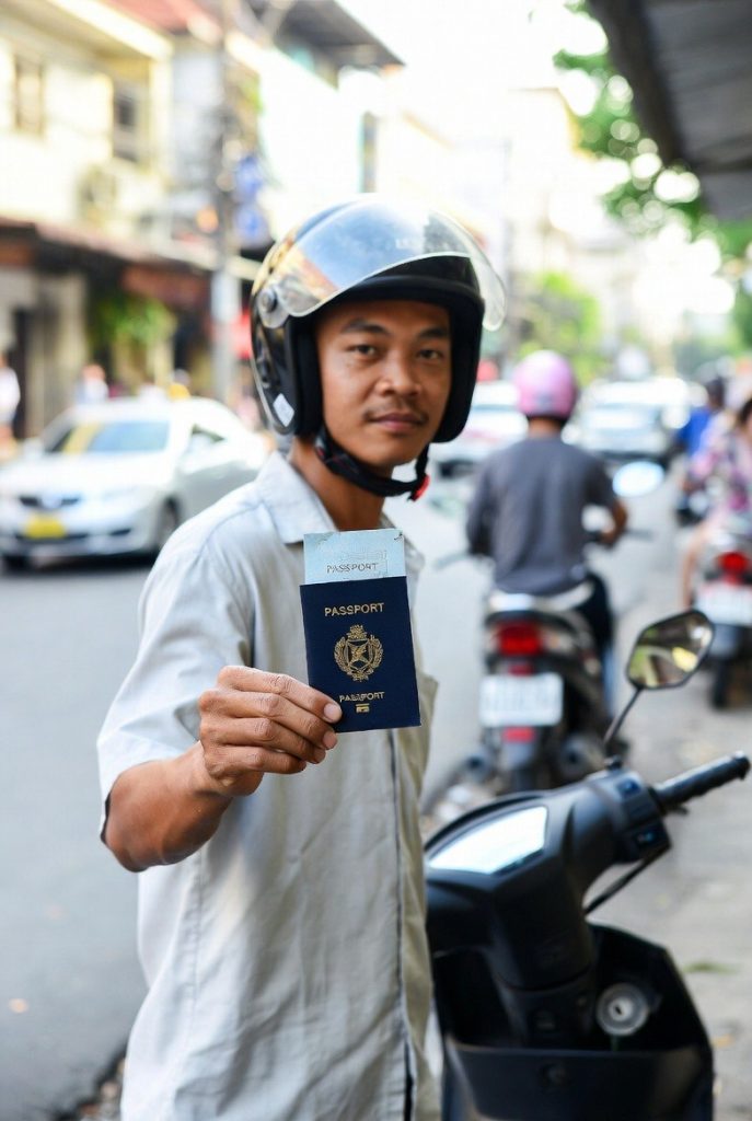 Don’t Leave your passport when renting a motorbike