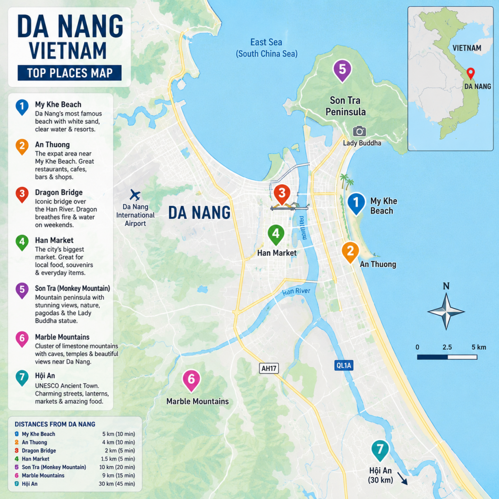 Da Nang Map