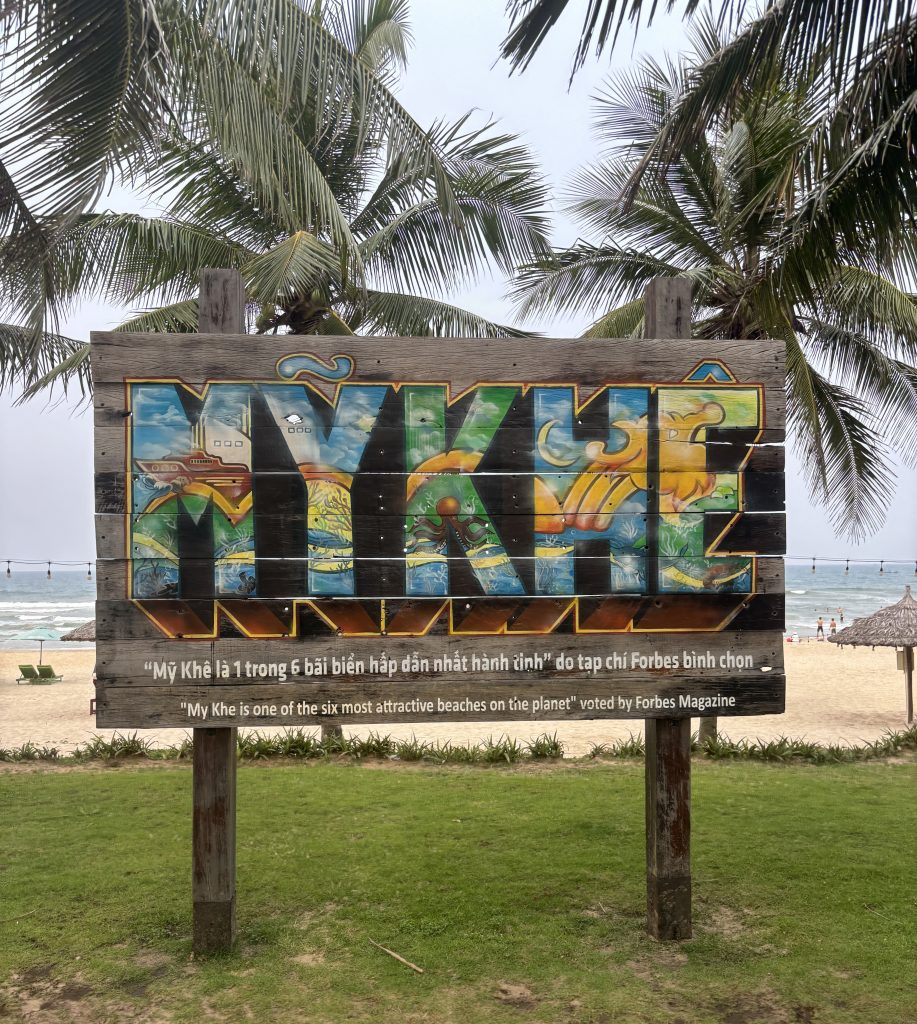 MY KHÈ Beach Sign