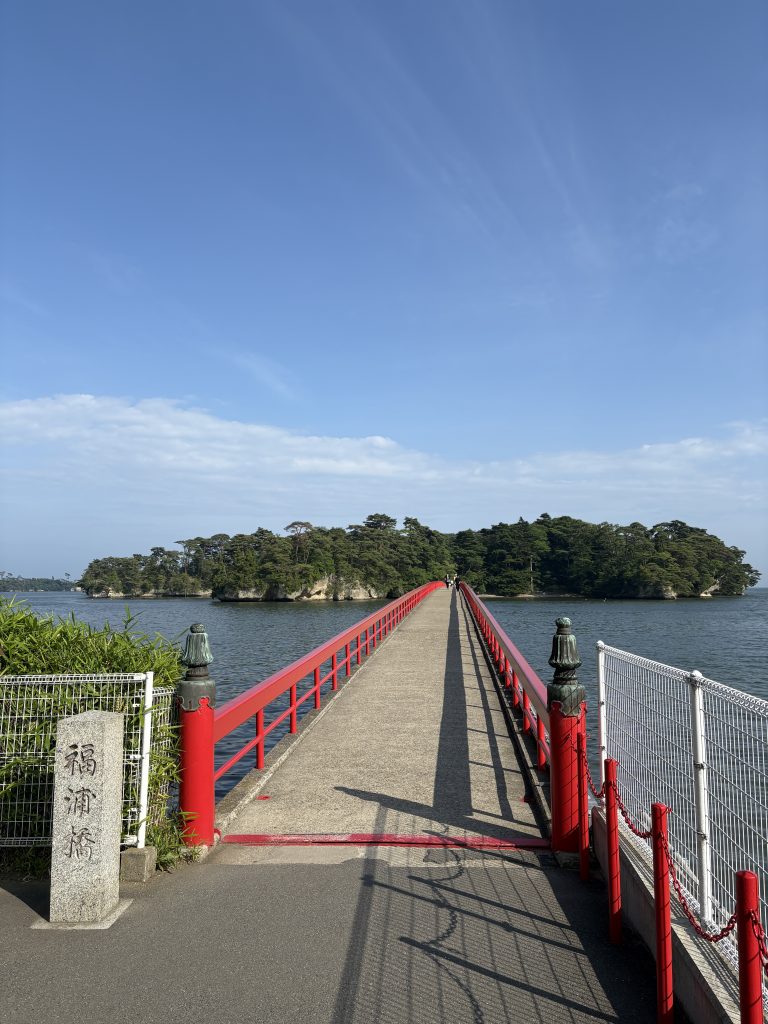 Matsushima Bay Red Bridge
