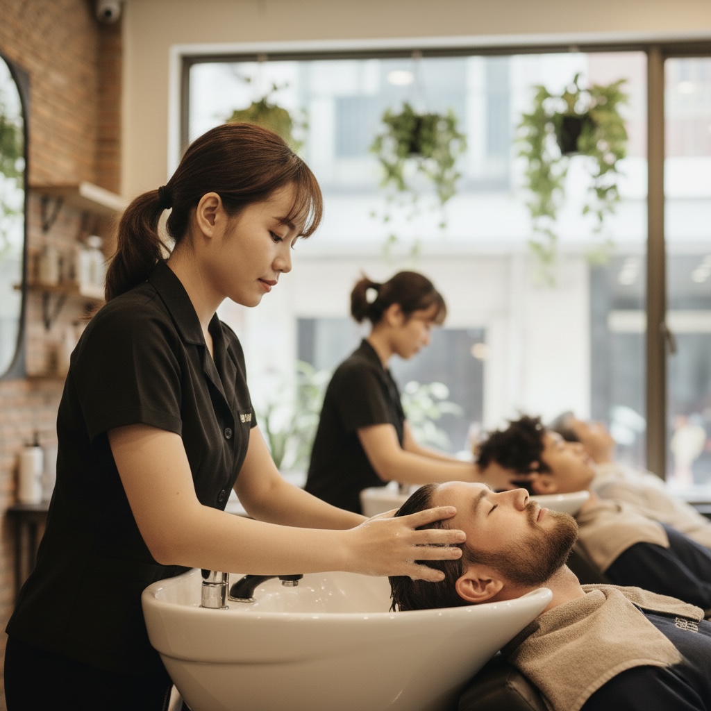Tipping at a hair salon in Vietnam