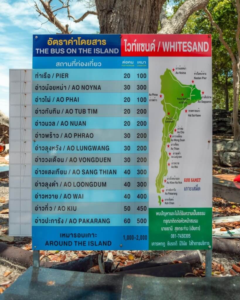 How to get around Koh Samet 